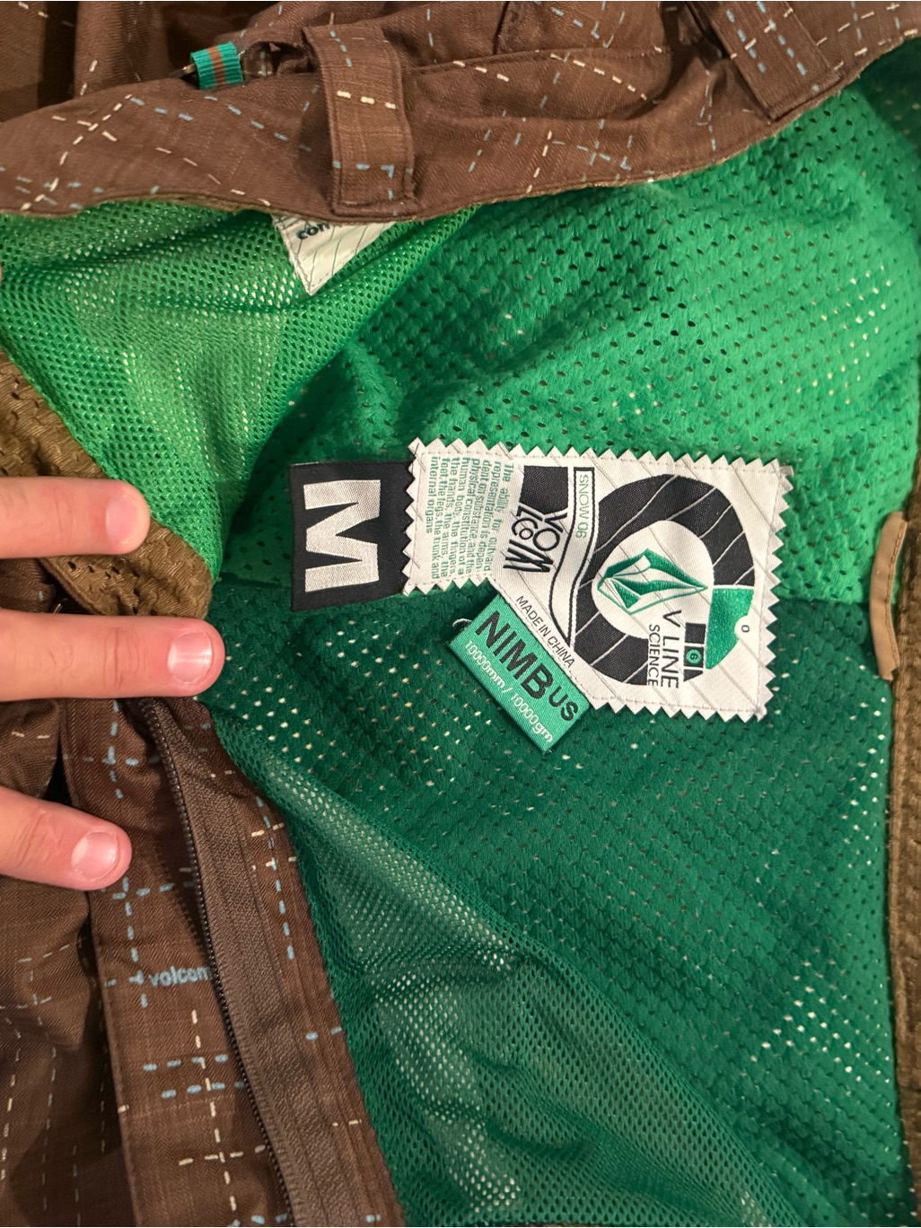Mens Volcom Nimbus Snowboard Pants — image 2 of 2
